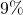 9\%